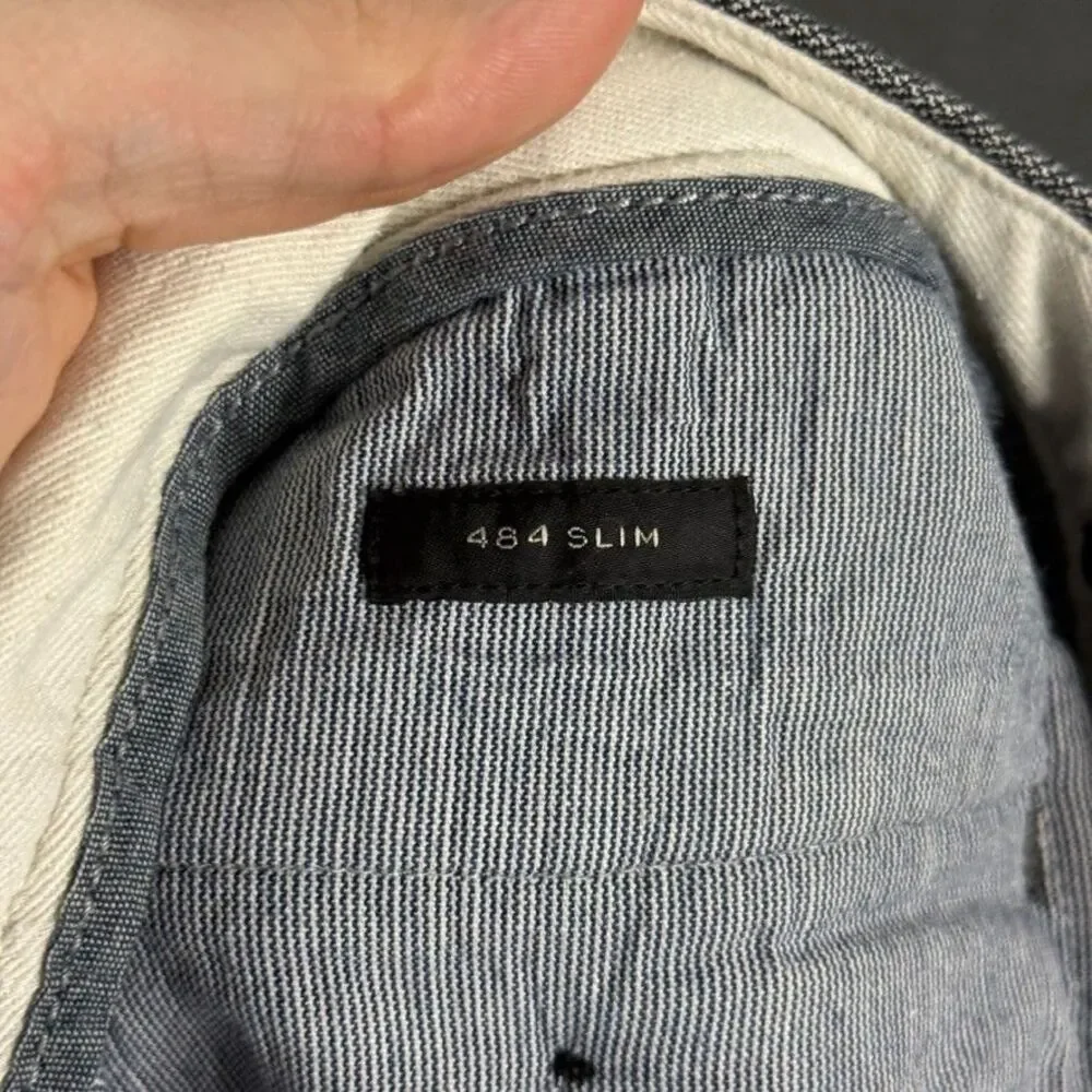 J Crew Pants Mens 30x32 Gray 484 Slim Fit Brushed Cotton Stretch Chino Preppy